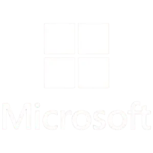 Microsoft logo white